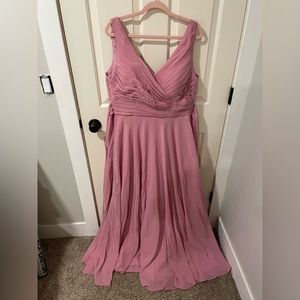 Pink formal gown